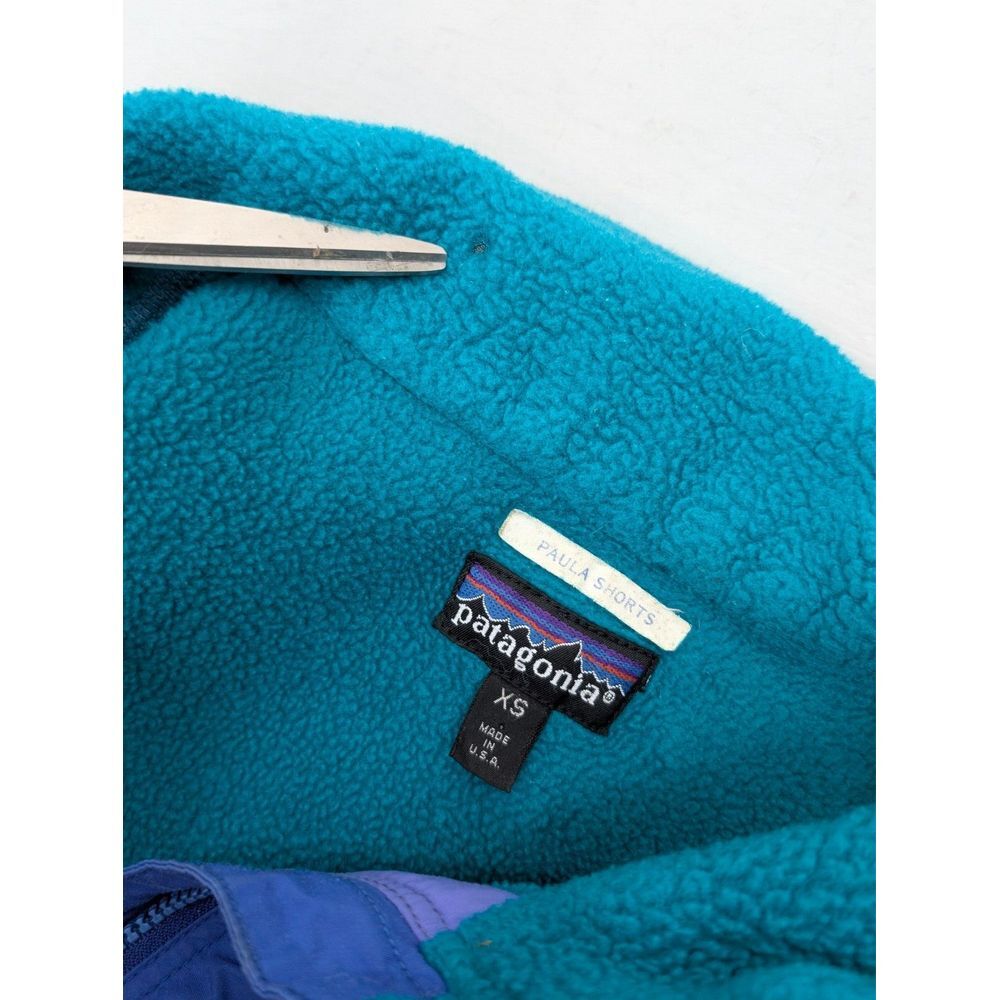 Vtg Patagonia Vest Synchilla Fleece Lined Nylon Shell Zipper Pockets Unisex XS - Picture 4 of 11